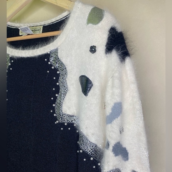 Vintage Angora Blend Long Sleeve Sweeter Dress Plus Size 3X - Picture 6 of 13